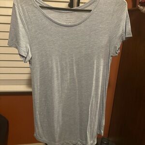 Women's Gap Heathered Light Blue T-Shirt